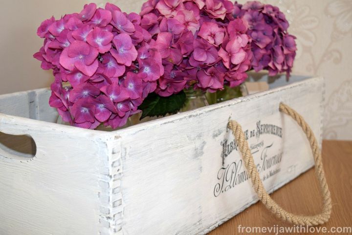 french inspired box makeover, crafts, repurposing upcycling