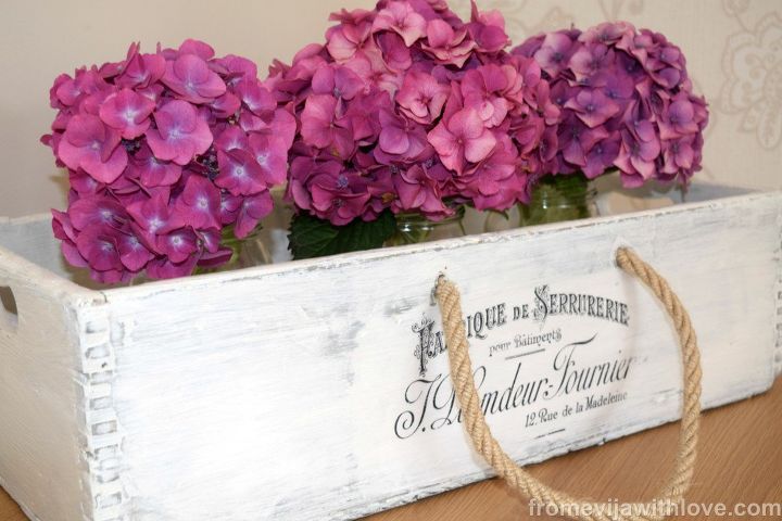french inspired box makeover, crafts, repurposing upcycling
