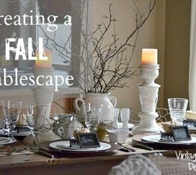 creating a fall tablescape, chalkboard paint, crafts, dining room ideas, seasonal holiday decor, thanksgiving decorations