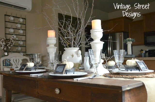 creating a fall tablescape, chalkboard paint, crafts, dining room ideas, seasonal holiday decor, thanksgiving decorations