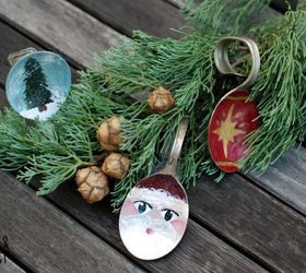 mismatched flatware santa, christmas decorations, crafts, repurposing upcycling, seasonal holiday decor