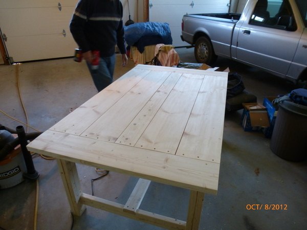 cmo construir una mesa de cosecha de bricolaje