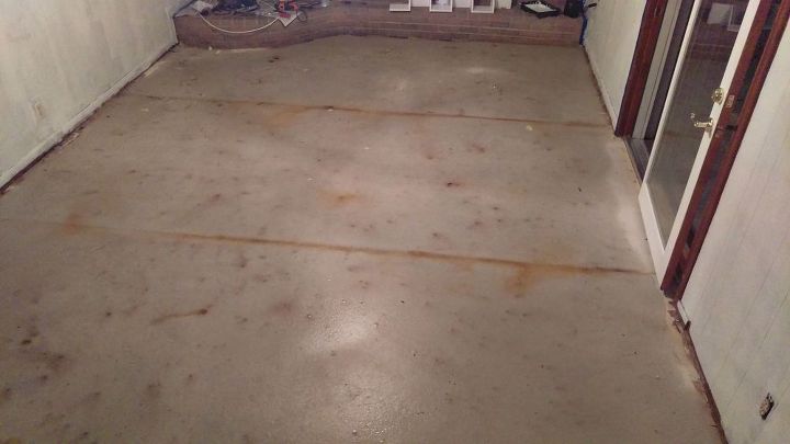 easiest way to remove linoleum glue from concrete