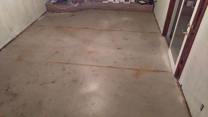 Remove Linoleum Glue From Concrete, How To Remove Vinyl Flooring That Is Glued Down