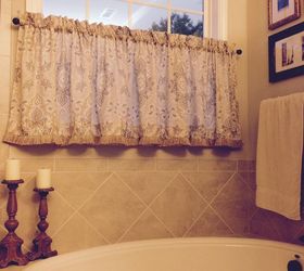 Quick Easy Bathroom Curtain Hometalk