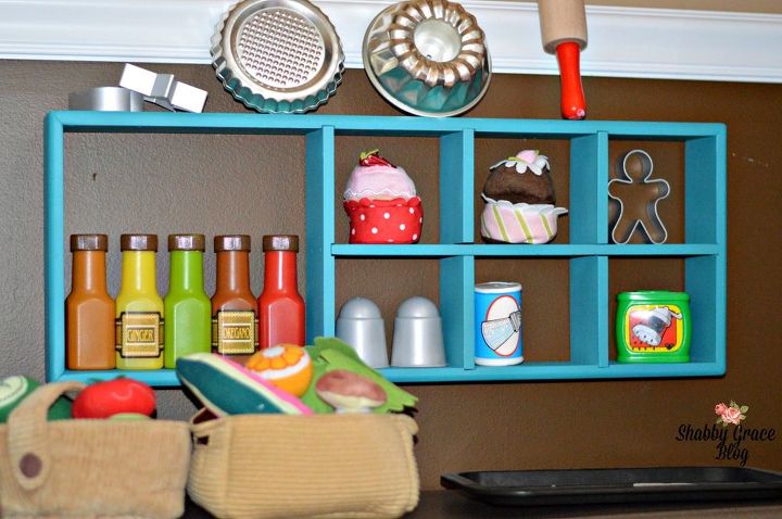 thrift shelf makeover, painted furniture, repurposing upcycling, shelving ideas