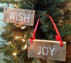 rustic wood scrap ornaments, christmas decorations, crafts, seasonal holiday decor