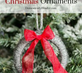 mini grey wreath christmas ornaments, christmas decorations, crafts, seasonal holiday decor, wreaths
