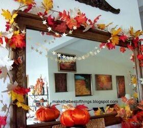 diy book page leaves and fall garlands, crafts, seasonal holiday decor, thanksgiving decorations
