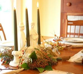 thanksgiving centerpiece nature meets vintage, seasonal holiday decor, thanksgiving decorations