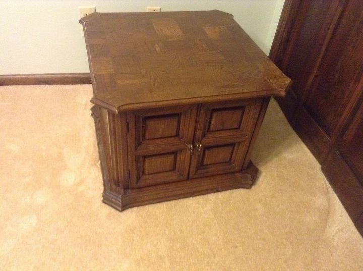 q 1960 s oak coffee and commode tables conundrum, painted furniture, woodworking projects