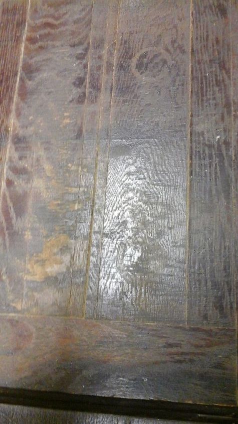 refinishing a singer cabinet, The flip top of cabinet