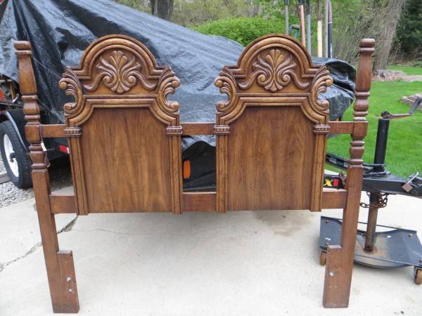 yay or nay on this vintage 1970s headboard, 10 headboard I m considering I have a vision of this painted glossy bright white or Behr s Fire Island dark coral