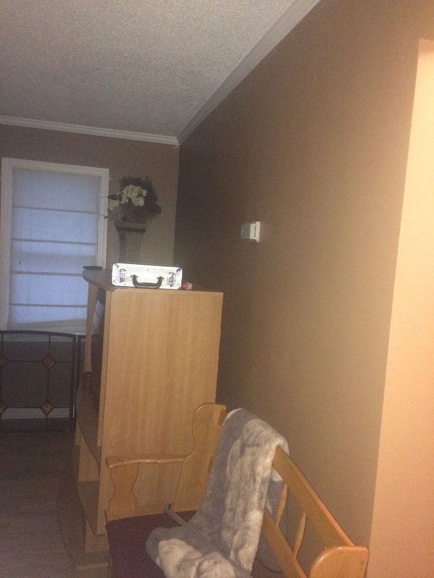 q help please with the living room, home decor, living room ideas, wall decor, The old furniture was left in the house this is being removed but it s an empty wall once it s gone