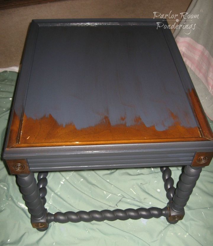 thrifty coffee table makeover en ingls
