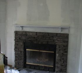 my painted fireplace