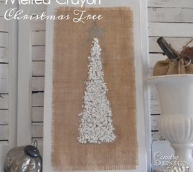 melting into a little christmas tree, christmas decorations, crafts