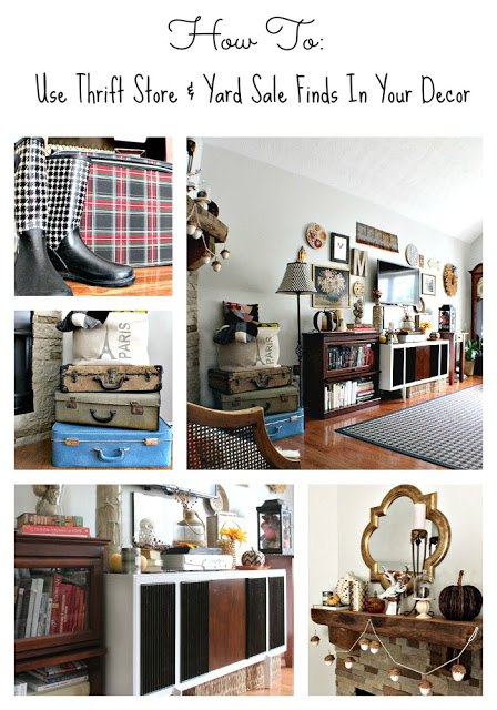 how to use thrift and yard sale finds in your decor, home decor, how to, repurposing upcycling