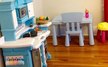 Upcycled Plastic Play Kitchen