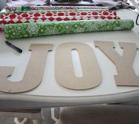 easy diy joy pallet sign, christmas decorations, crafts, diy, pallet, seasonal holiday decor, woodworking projects