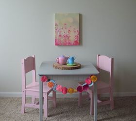 table fit for a princess, painted furniture, AFTER