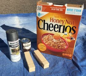 cereal box to lint box, crafts