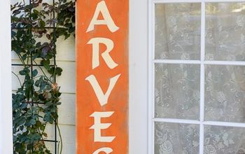 How to Hand Paint Lettering on a Fall Sign