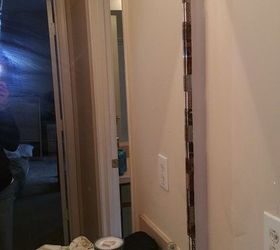 a quick bathroom mirror upgrade, bathroom ideas, concrete masonry, home decor, tiling, wall decor