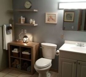 updating and staging a vacant house, real estate, Bathroom AFTER updating and staging
