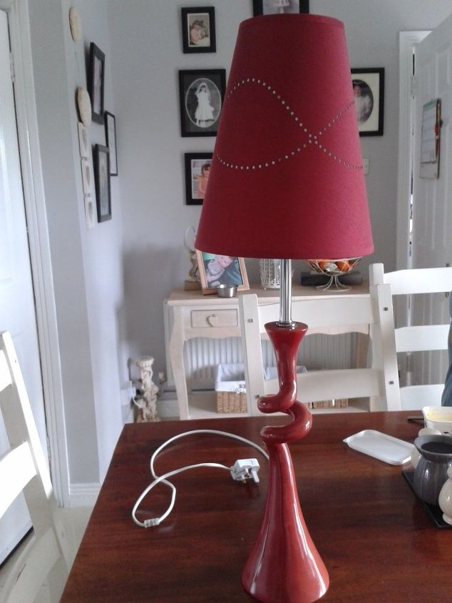 lamp revamp, painted furniture, Little lamp