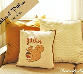 make a pillow out of a dishtowel, crafts, how to, repurposing upcycling, reupholster