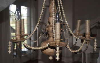 DIY Brass Chandelier Makeover on the Cheap