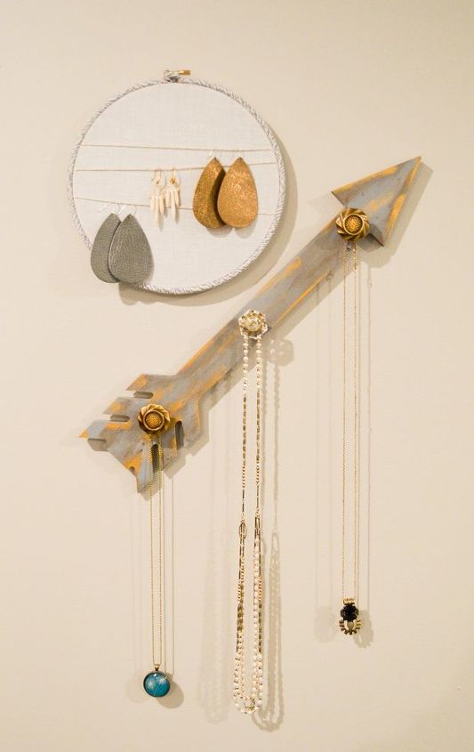 rustic glam jewelry holders, crafts, organizing, storage ideas