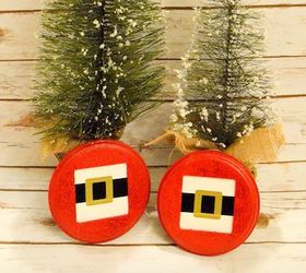 santa s belt buckle decoration, christmas decorations, crafts