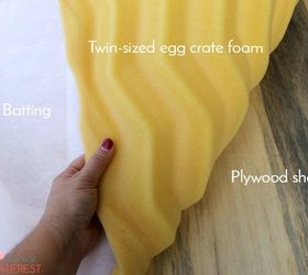 diy wall mounted padded headboard, bedroom ideas, how to, reupholster