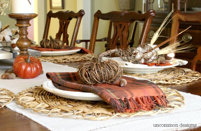 mesa festiva de ao de graas