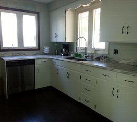 q color ideas for cabinets and panelling, kitchen cabinets, kitchen design, paint colors, painting, After pic
