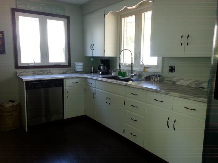 q color ideas for cabinets and panelling, kitchen cabinets, kitchen design, paint colors, painting, After pic