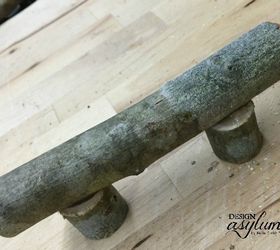 diy furniture handles from tree branches, diy, painted furniture, repurposing upcycling, rustic furniture, woodworking projects