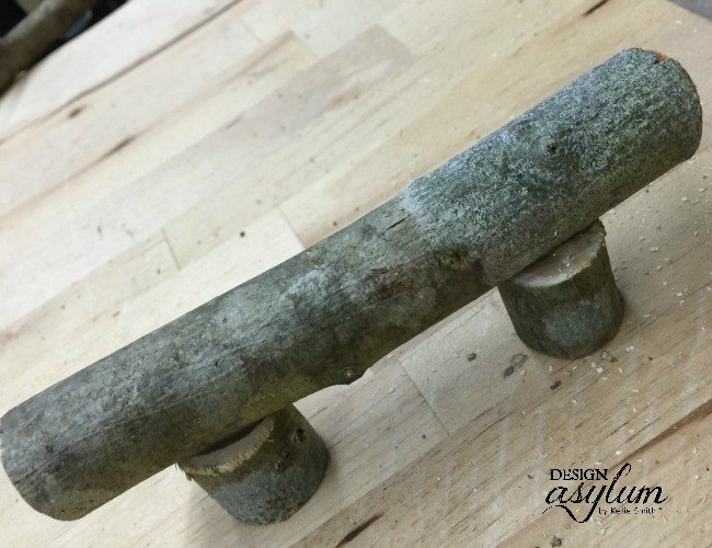 diy furniture handles from tree branches, diy, painted furniture, repurposing upcycling, rustic furniture, woodworking projects