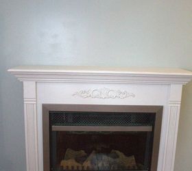 cheap and easy faux ship lap fireplace makeover diy for under 30, diy, fireplaces mantels, home decor, painting, wall decor