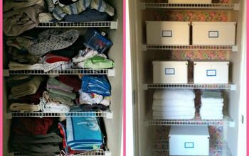 Realistic Linen Closet Organization