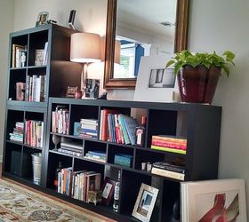bookshelf styling 101, organizing, painted furniture, shelving ideas, storage ideas, romanlily Flickr