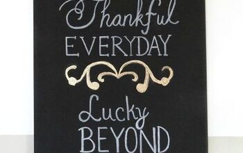 Thankful Everyday Canvas Wall Art - 5 Easy Steps