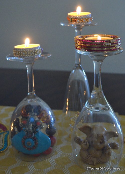 diy tea light candle