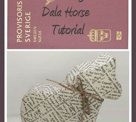 Cómo hacer un Caballo Dala de página de libro reciclado