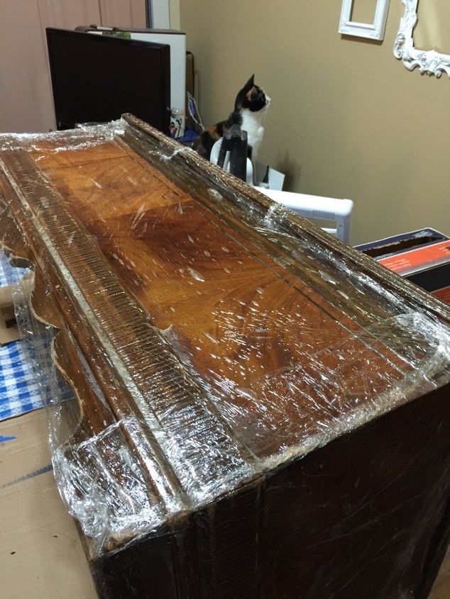 1940 s cedar chest makeover adventure with colors spitchallenge