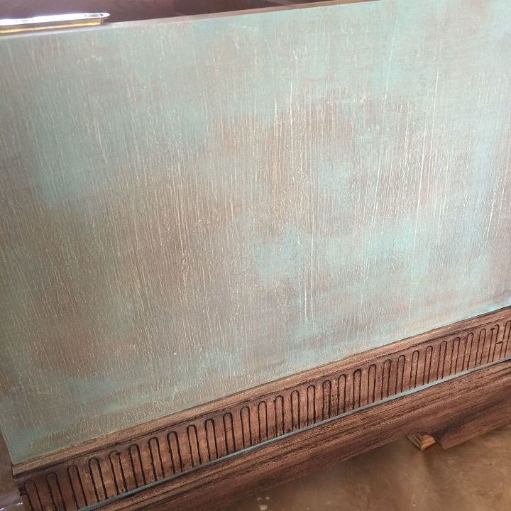 1940 s cedar chest makeover adventure with colors spitchallenge