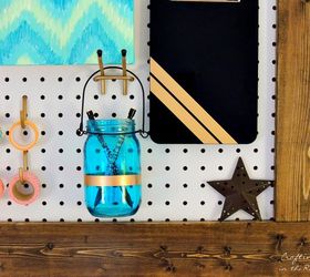 framed pegboard craft room organization, craft rooms, crafts, organizing, woodworking projects