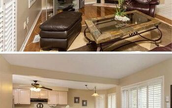  A sala de estar recebe uma reforma aconchegante: antes e depois